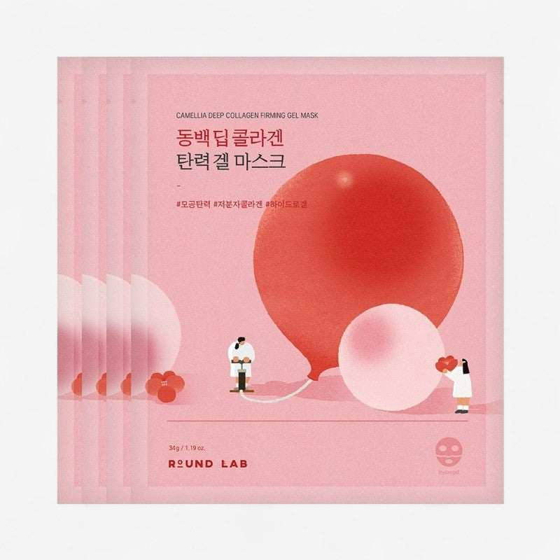 Camellia Deep Collagen Firming Gel Mask Set (4ea)