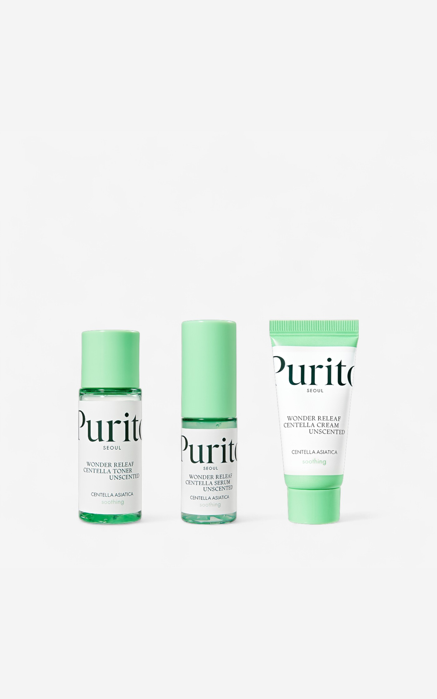 Wonder Releaf Centella Mini Kit Unscented (3pcs)