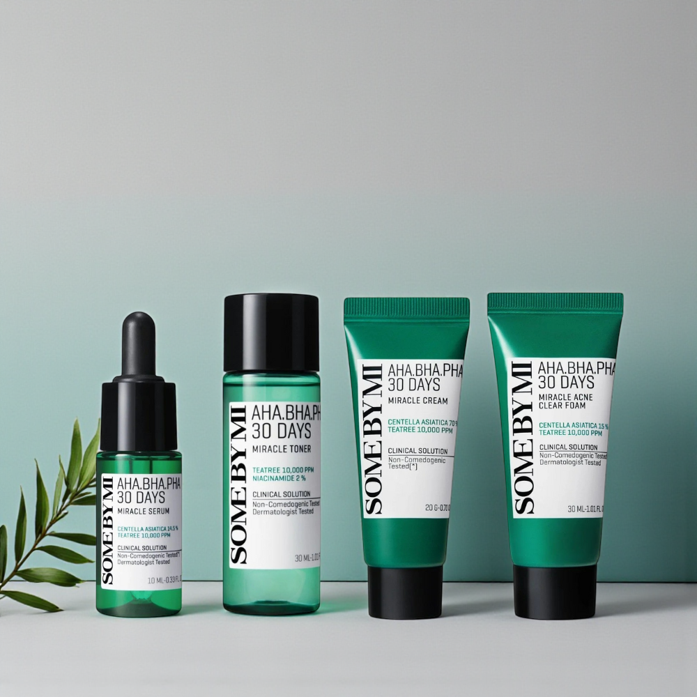 AHA, BHA, PHA 30 Days Miracle AC SOS Kit (4pcs)