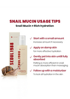 SEOUL 1988 Essence : Snail Mucin 97% + Rice (100ml)