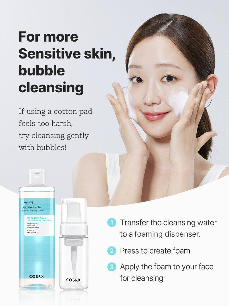 Low pH Niacinamide Micellar Cleansing Water (400ml)