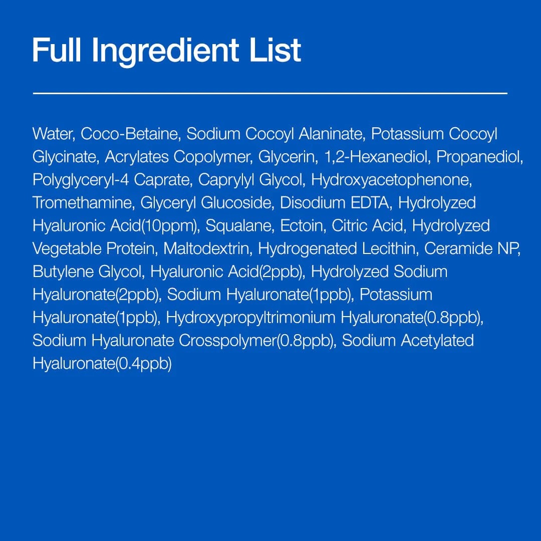8 Hyaluronic Acid Moisturizing Gentle Gel Cleanser (150ml)