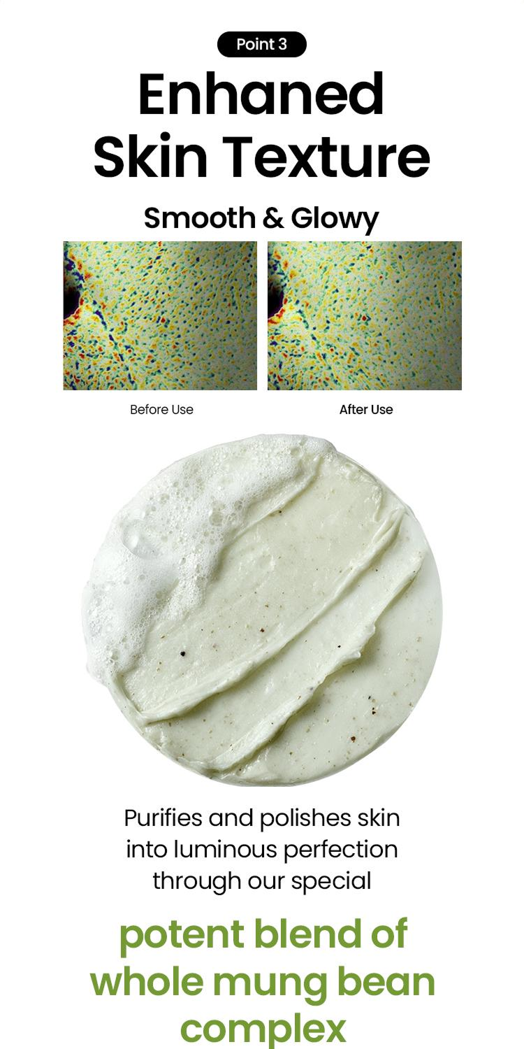 Mung Bean Ph-balanced Cleansing Foam (80ml)