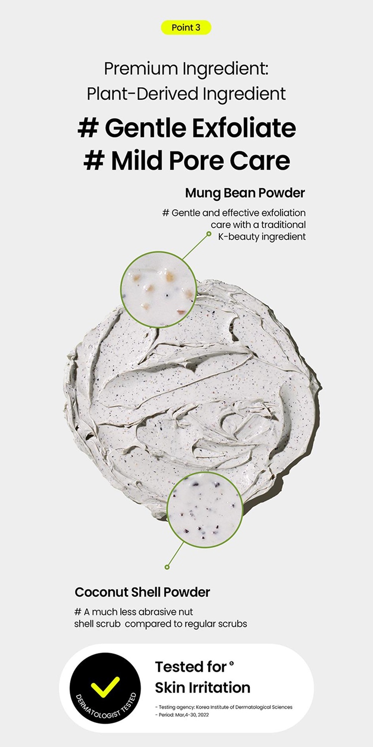 Mung Bean Pore Clay Mask (120ml)