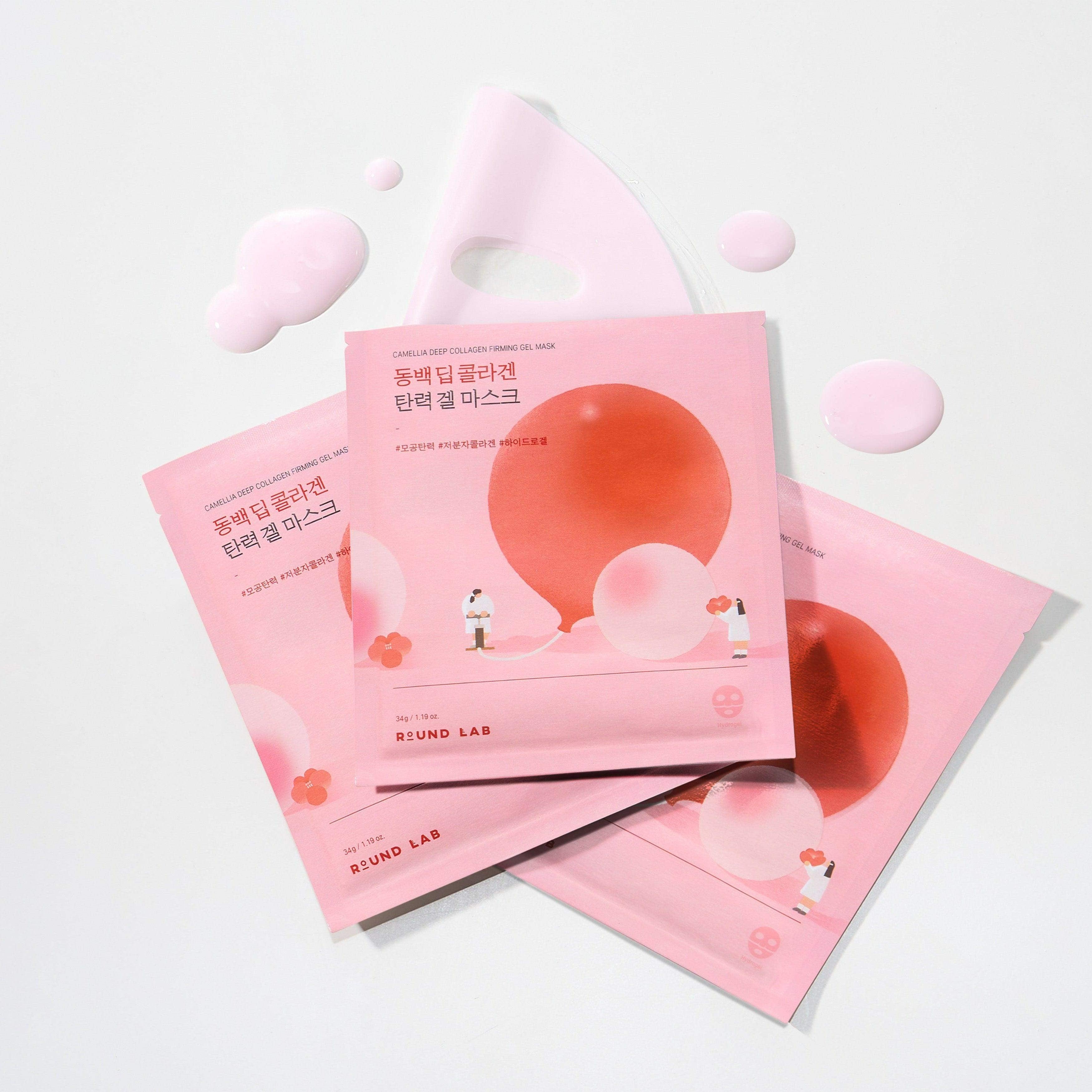 Camellia Deep Collagen Firming Gel Mask Set (4ea)