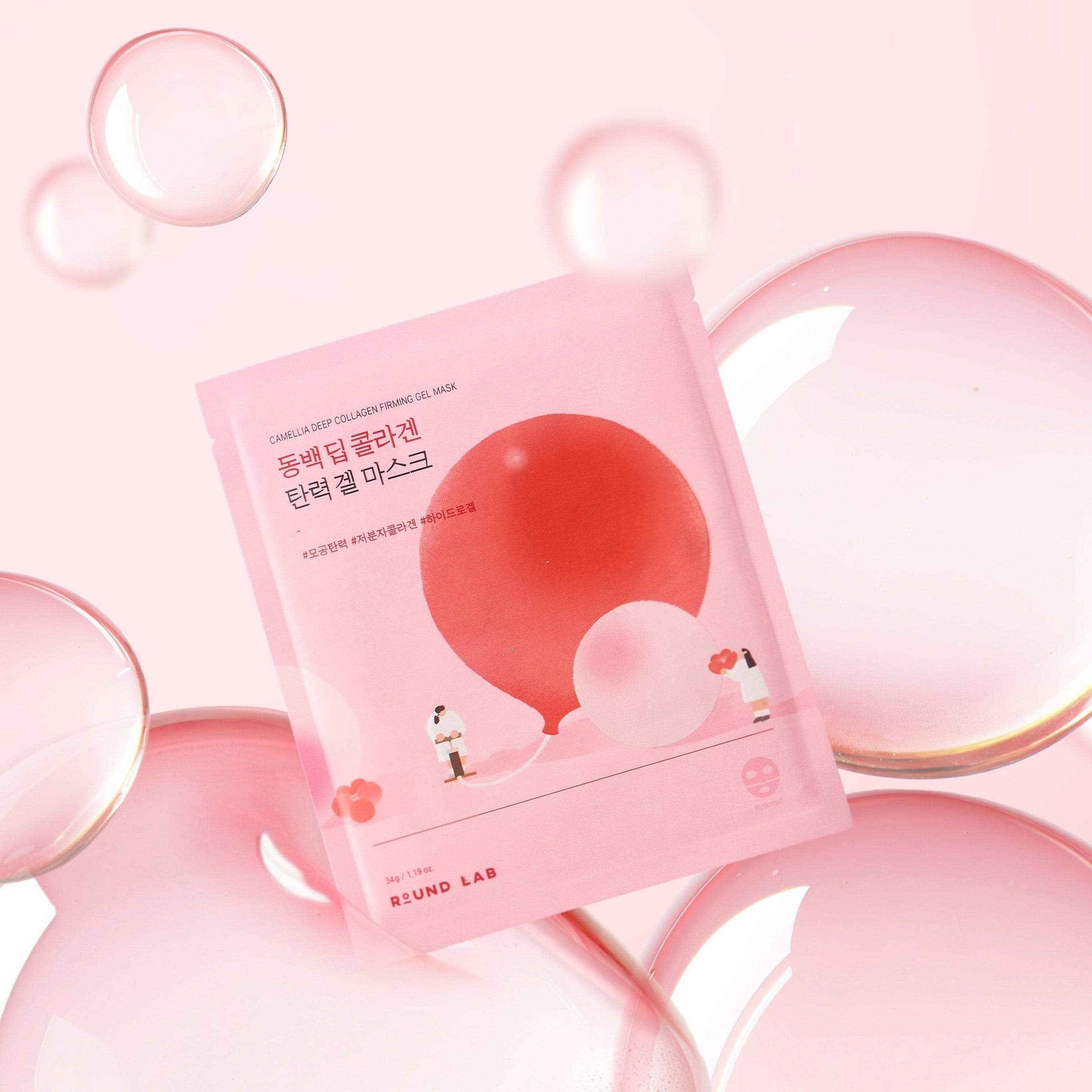 Camellia Deep Collagen Firming Gel Mask Set (4ea)