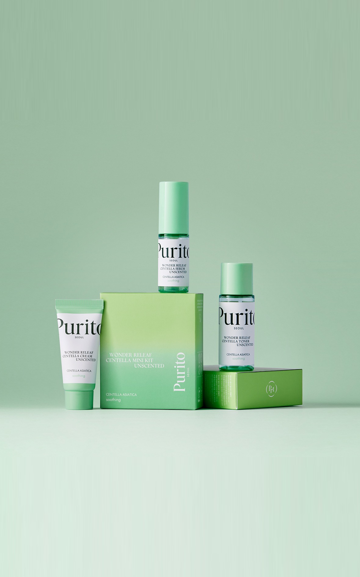 Wonder Releaf Centella Mini Kit Unscented (3pcs)