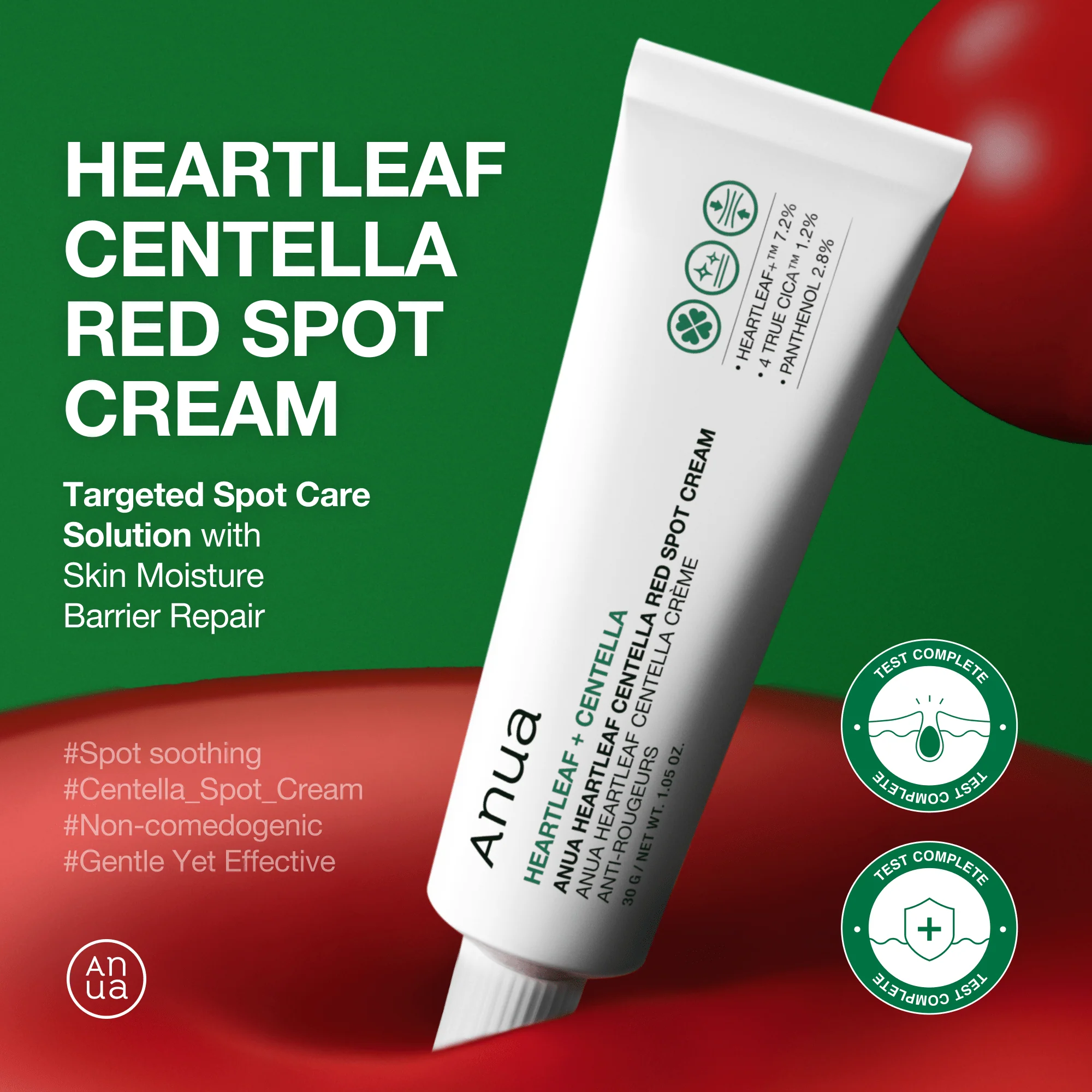 Heartleaf Centella Red Spot Cream (30g)
