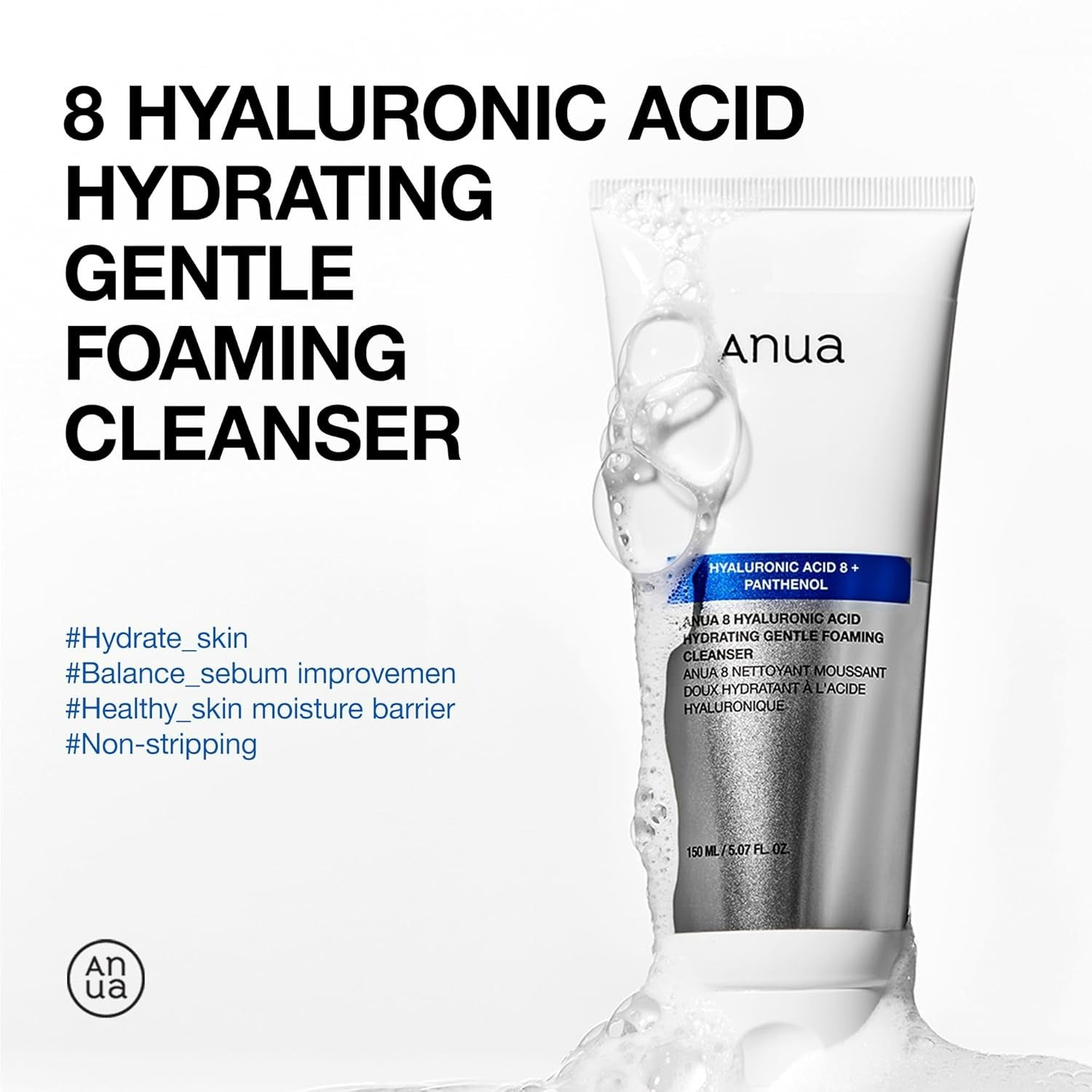 8 Hyaluronic Acid Hydrating Gentle Foaming Cleanser (150ml)