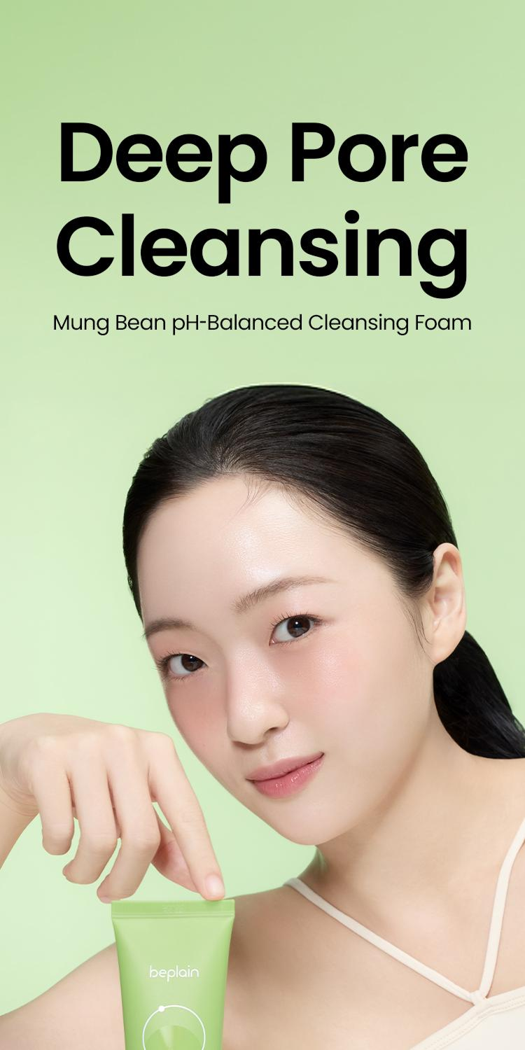 Mung Bean Ph-balanced Cleansing Foam (80ml)