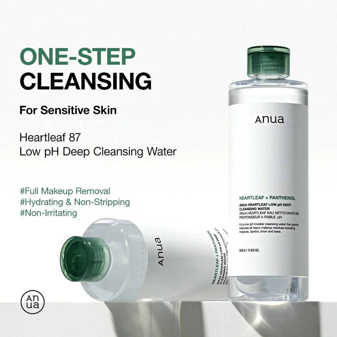 Heartleaf Low pH Deep Cleansing Water (500ml)