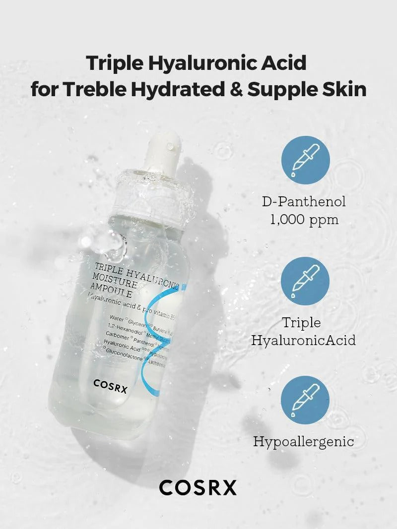 Triple Hyaluronic Moisture Ampoule (40ml)