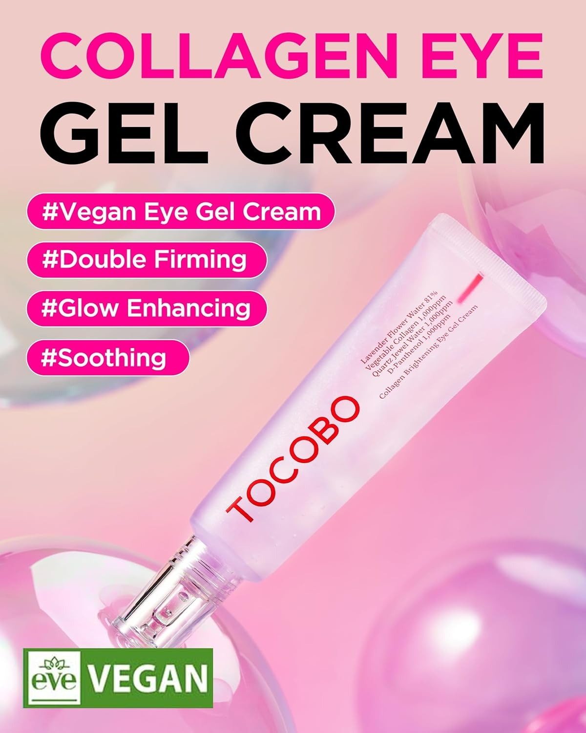 Collagen Brightening Eye Gel Cream (30ml)