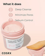 Poreless Clarifying Charcoal Mask Pink (110g)