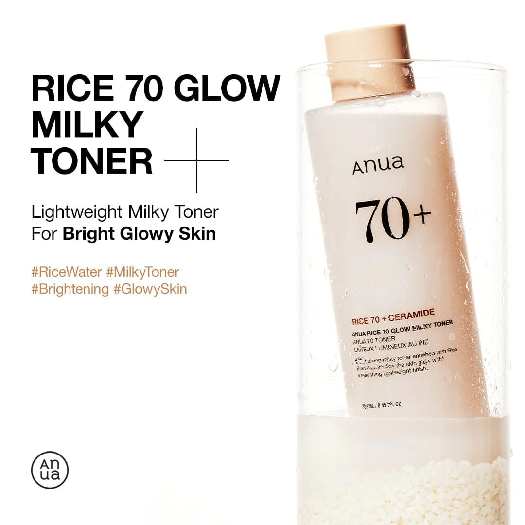 Rice 70 Glow Milky Toner (250ml)