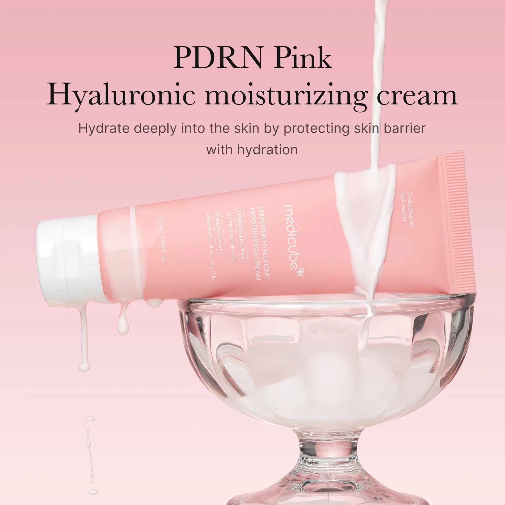 PDRN Pink Hyaluronic Moisturizing Cream (50ml)