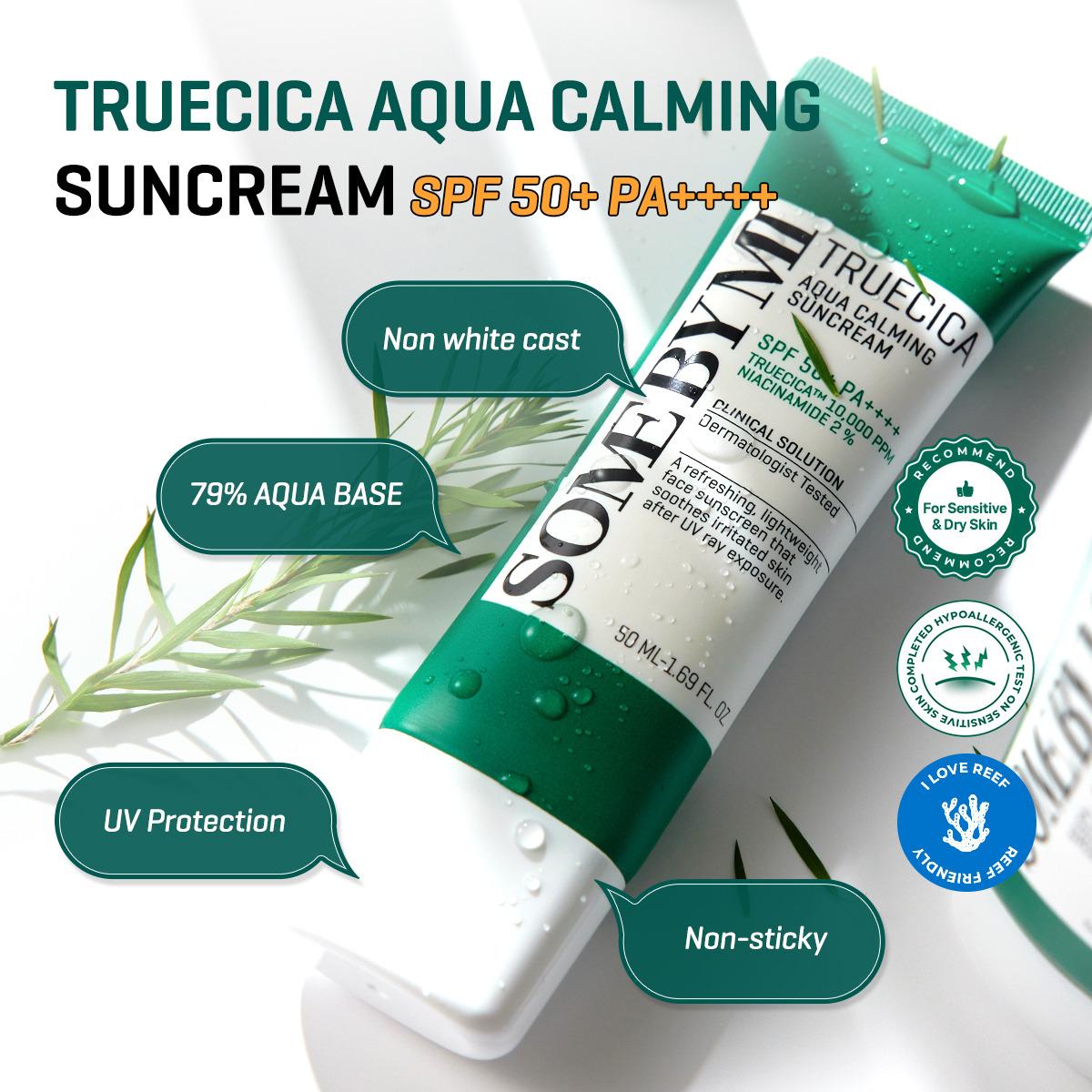 Truecica Aqua Calming Sun Cream (50ml)