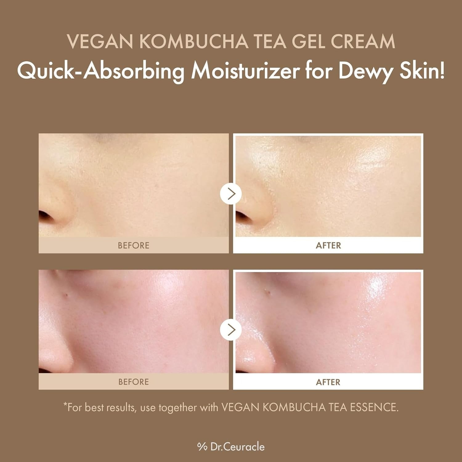 Vegan Kombucha Tea Gel Cream (150ml)