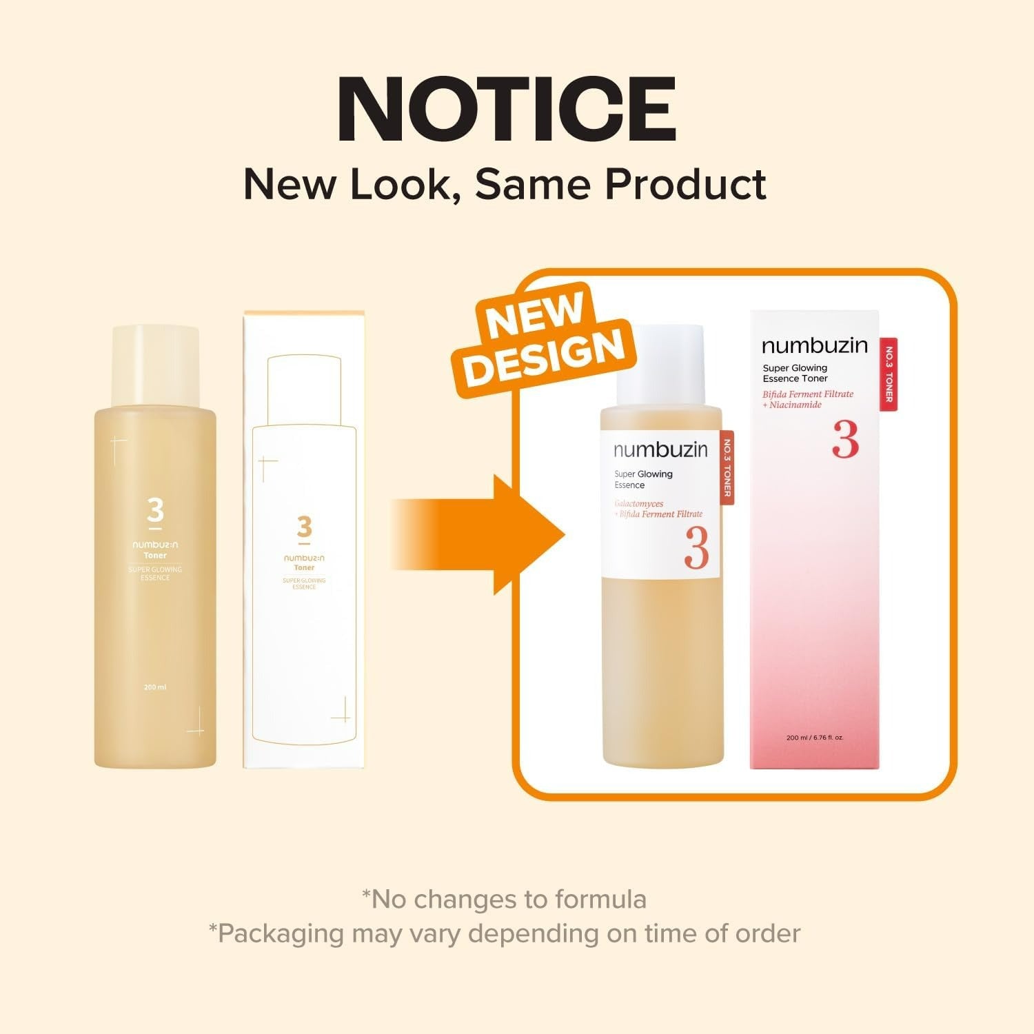 No. 3 Super Glowing Essence Toner (200ml)
