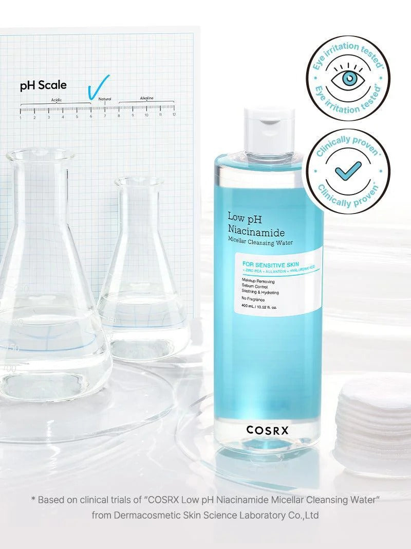 Low pH Niacinamide Micellar Cleansing Water (400ml)