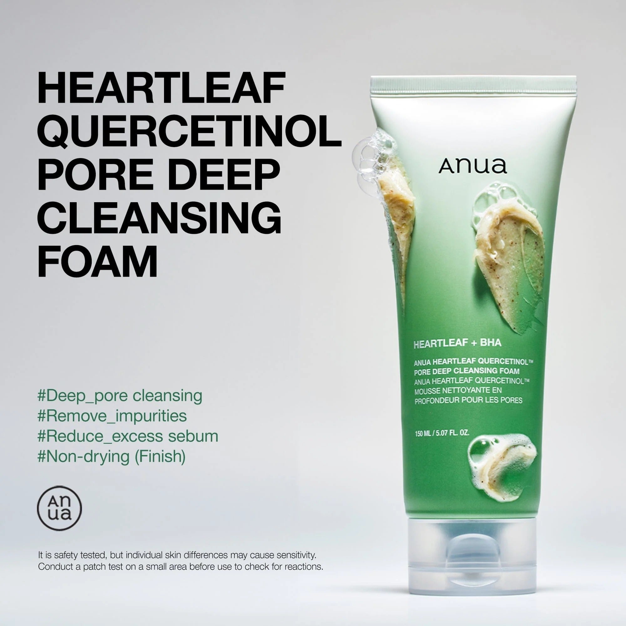 Heartleaf Quercetinol Pore Deep Cleansing Foam (150ml)