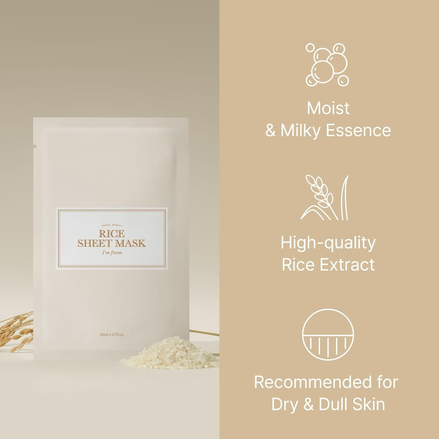 Rice Sheet Mask Set (10ea)