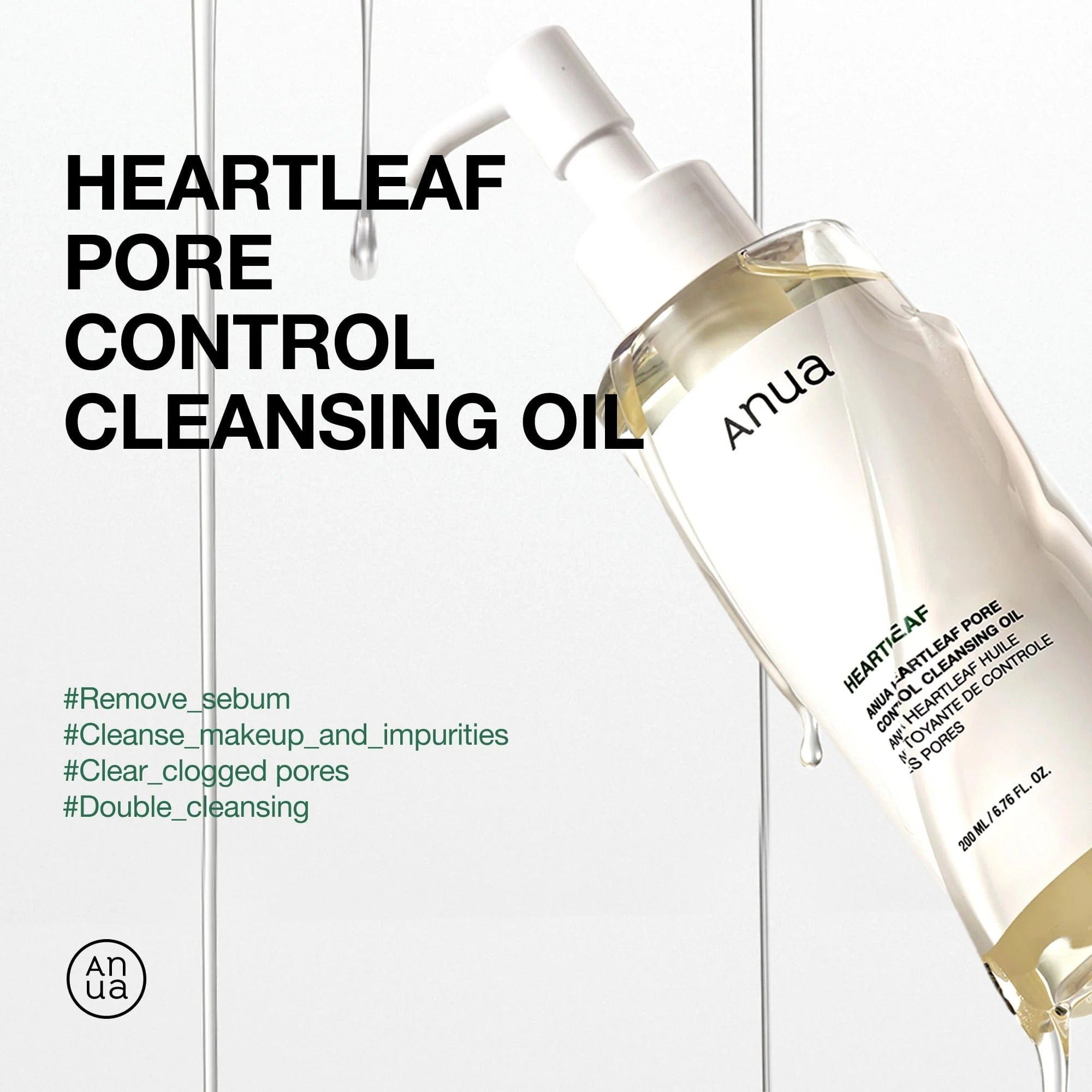 Heartleaf Pore Control Cleansing Oil (200ml)