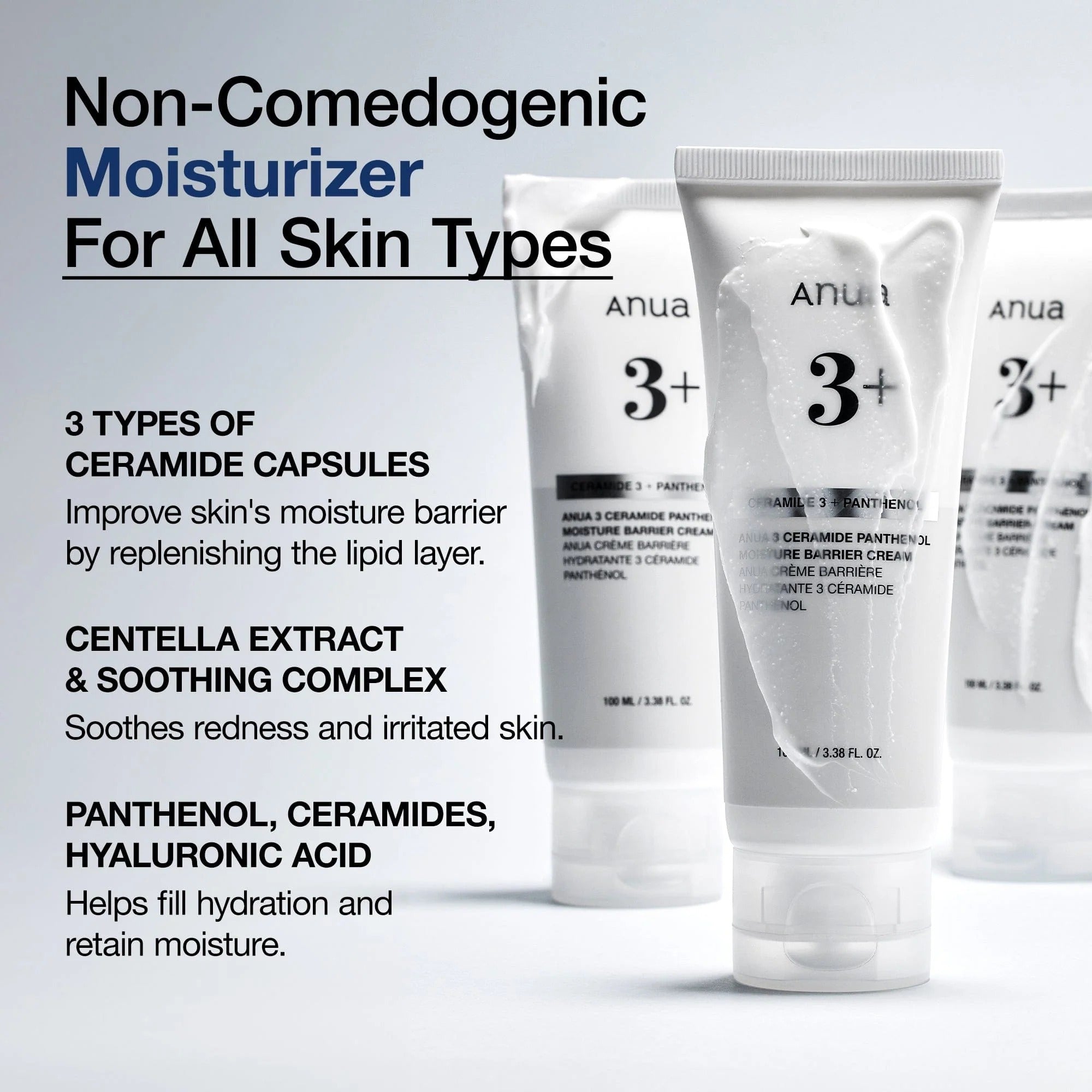 3 Ceramide Panthenol Moisture Barrier Cream (100ml)