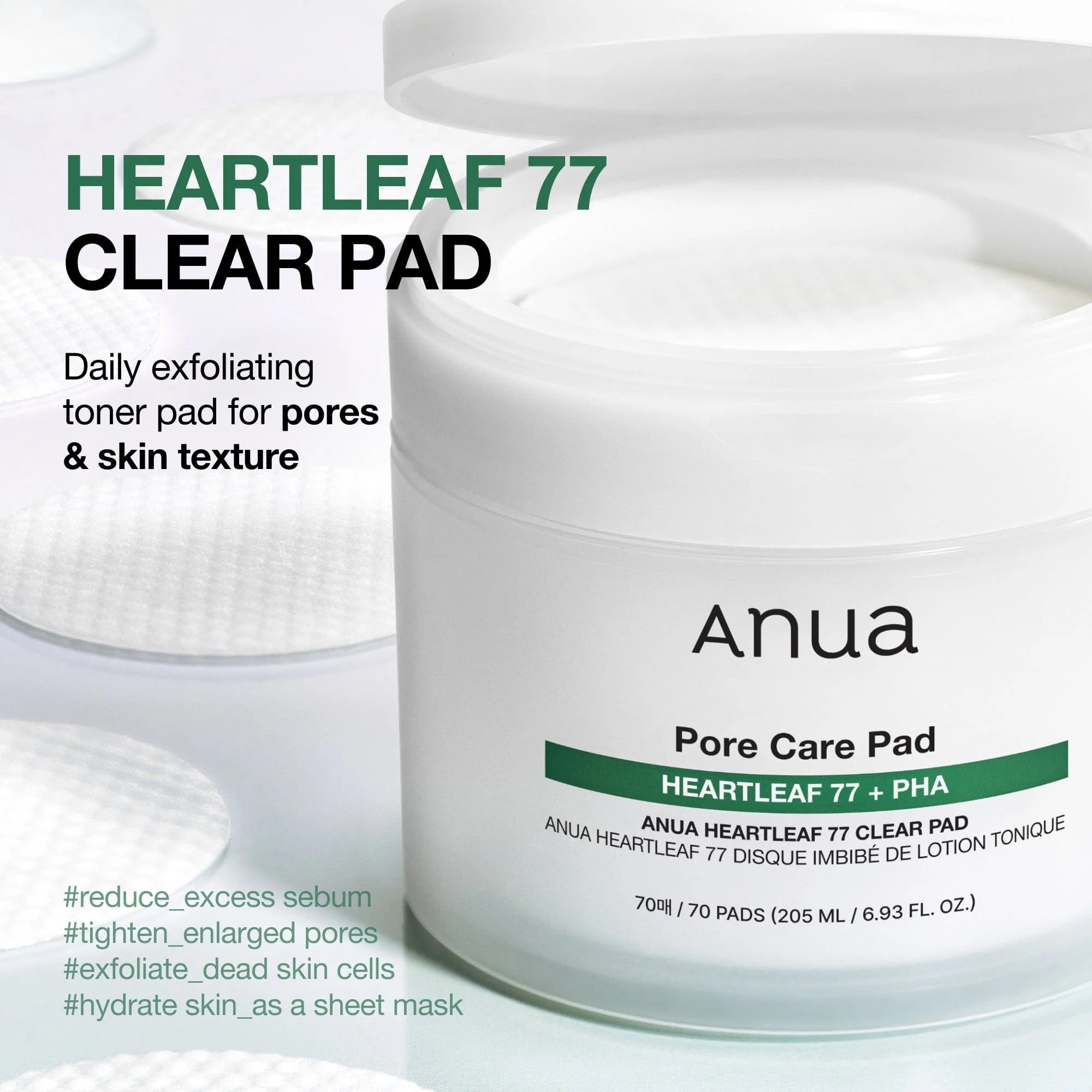 Heartleaf 77 Clear Pad (70pads)