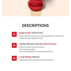 Velvet Finish Cushion (15g)