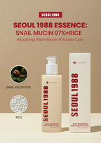 SEOUL 1988 Essence : Snail Mucin 97% + Rice (100ml)