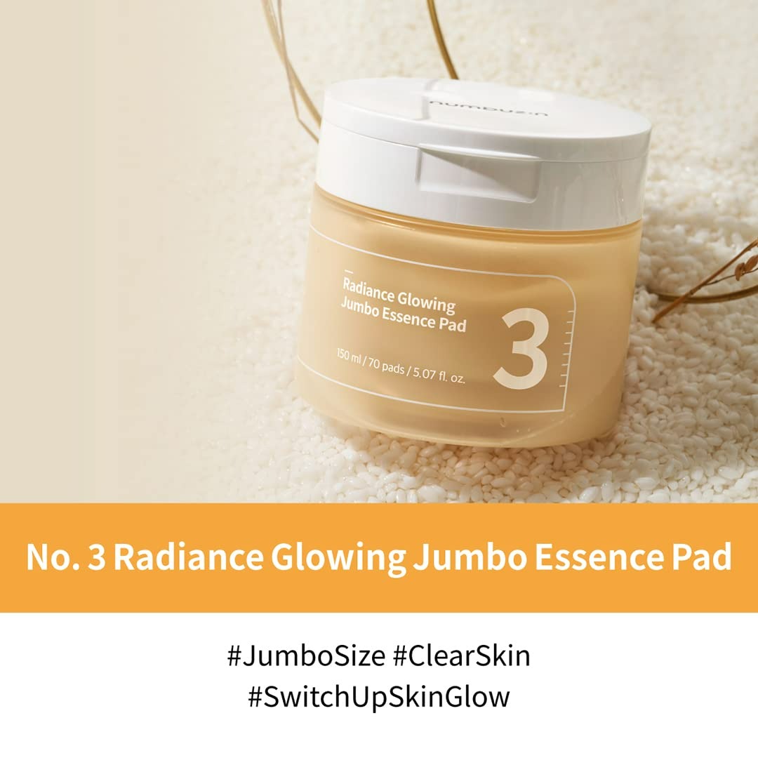 No. 3 Radiance Glowing Jumbo Essence Pad (70pads)