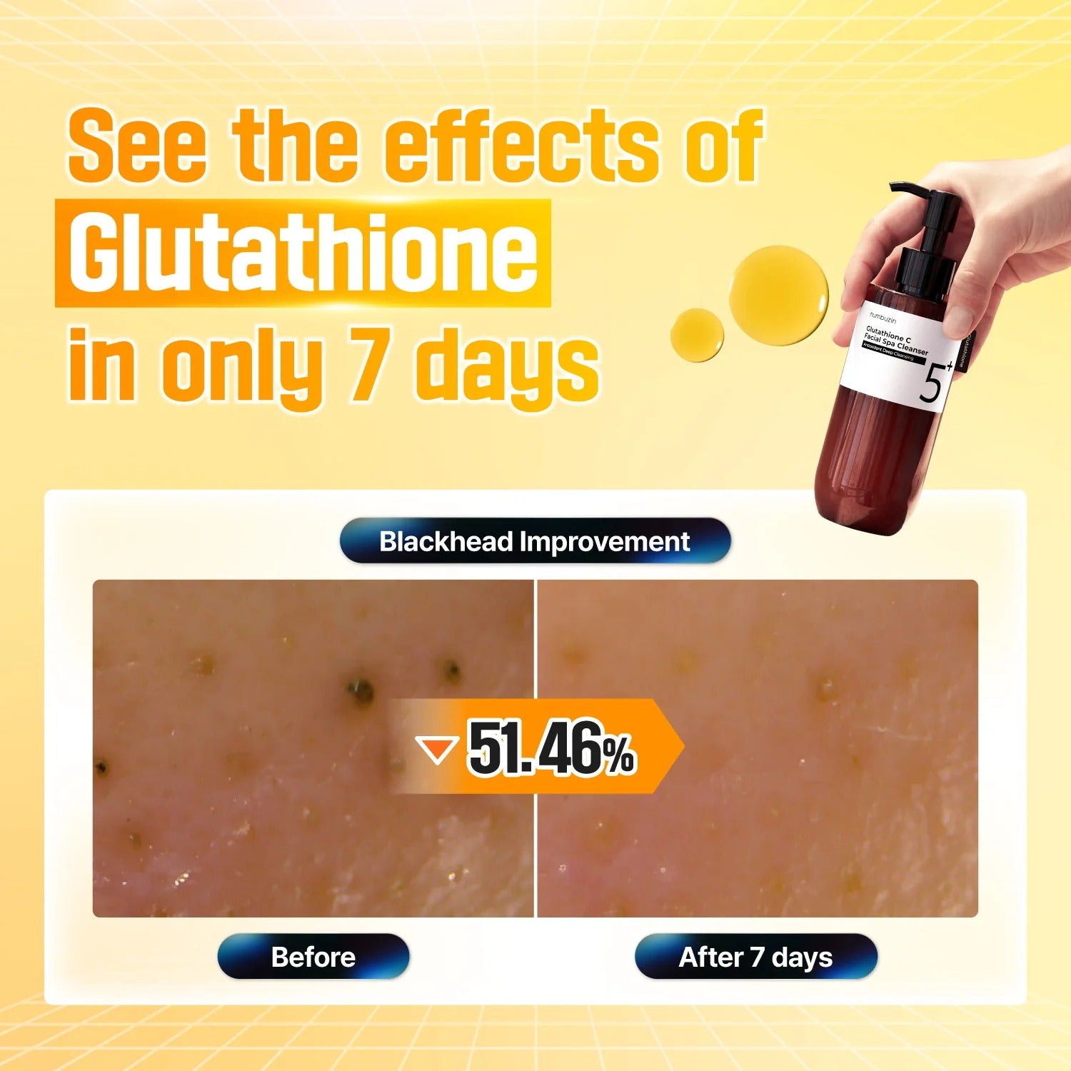 No. 5+ Glutathione Vitamin Facial Spa Cleanser (200ml)