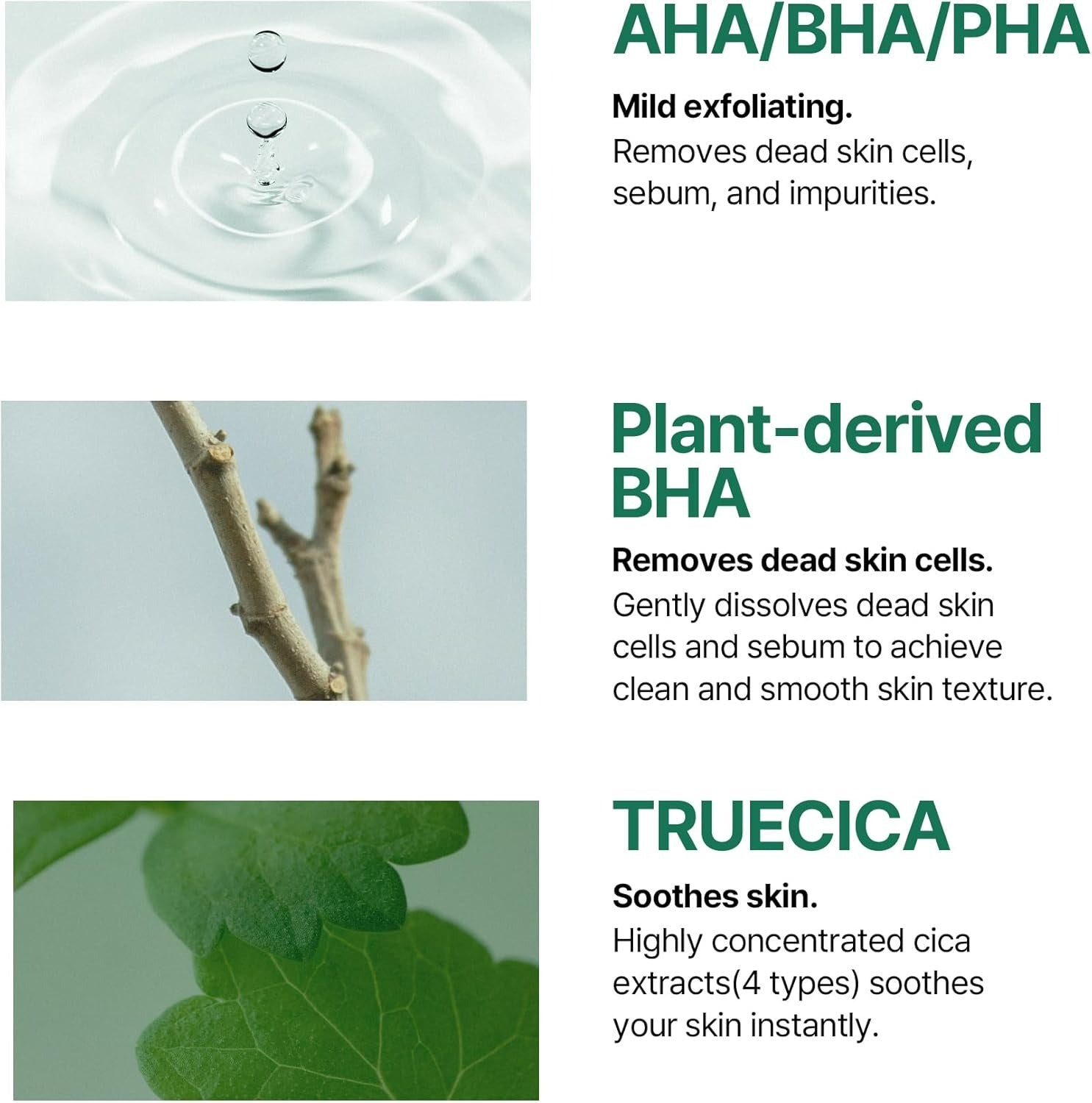 AHA, BHA, PHA 30 Days Miracle Truecica Clear Pad (70pads)