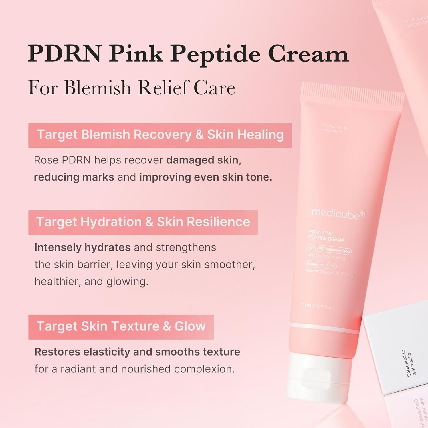 PDRN Pink Hyaluronic Moisturizing Cream (50ml)