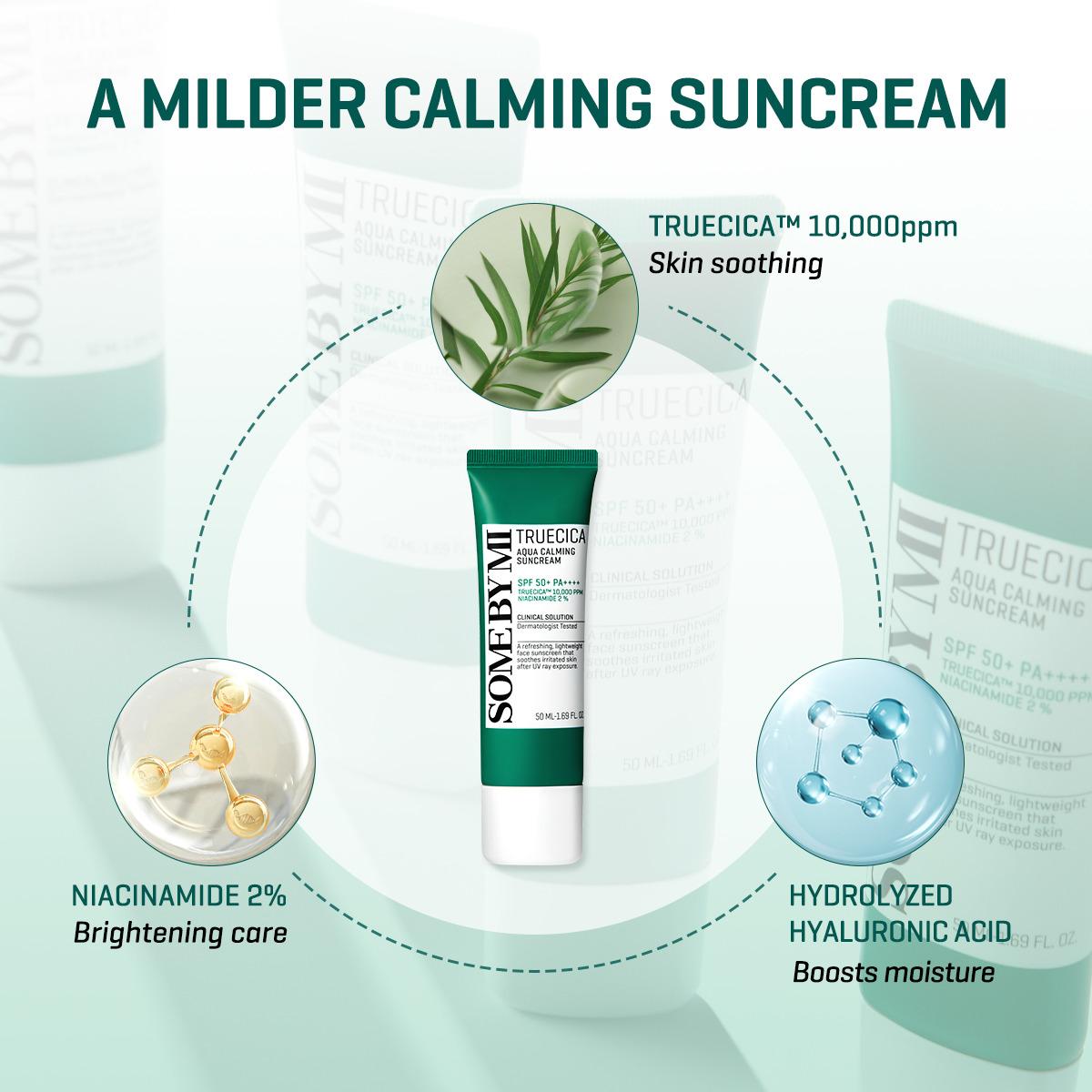 Truecica Aqua Calming Sun Cream (50ml)