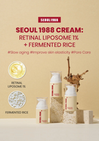 SEOUL 1988 Cream : Retinal Liposome 1% + Fermented Rice (50ml)