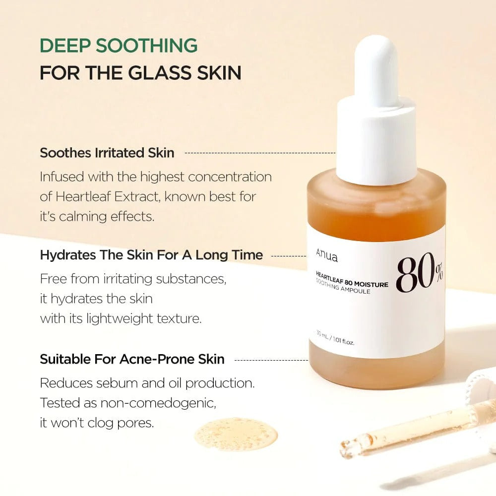 Heartleaf 80% Soothing Ampoule (30ml)
