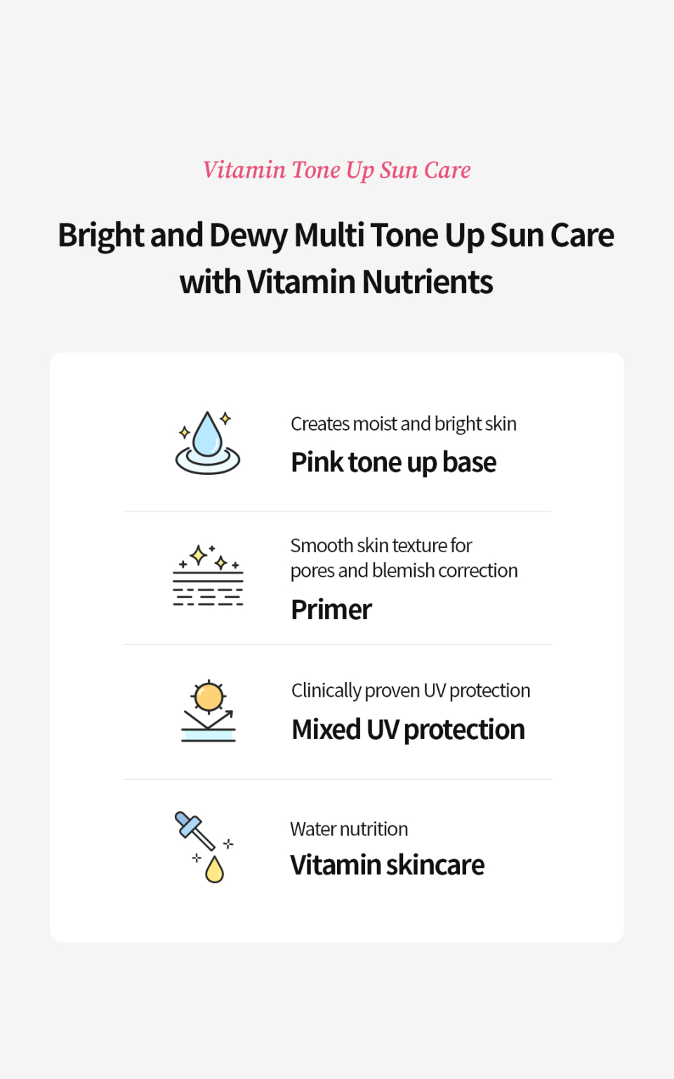 Vita Tone Up Sun Cream (50ml)