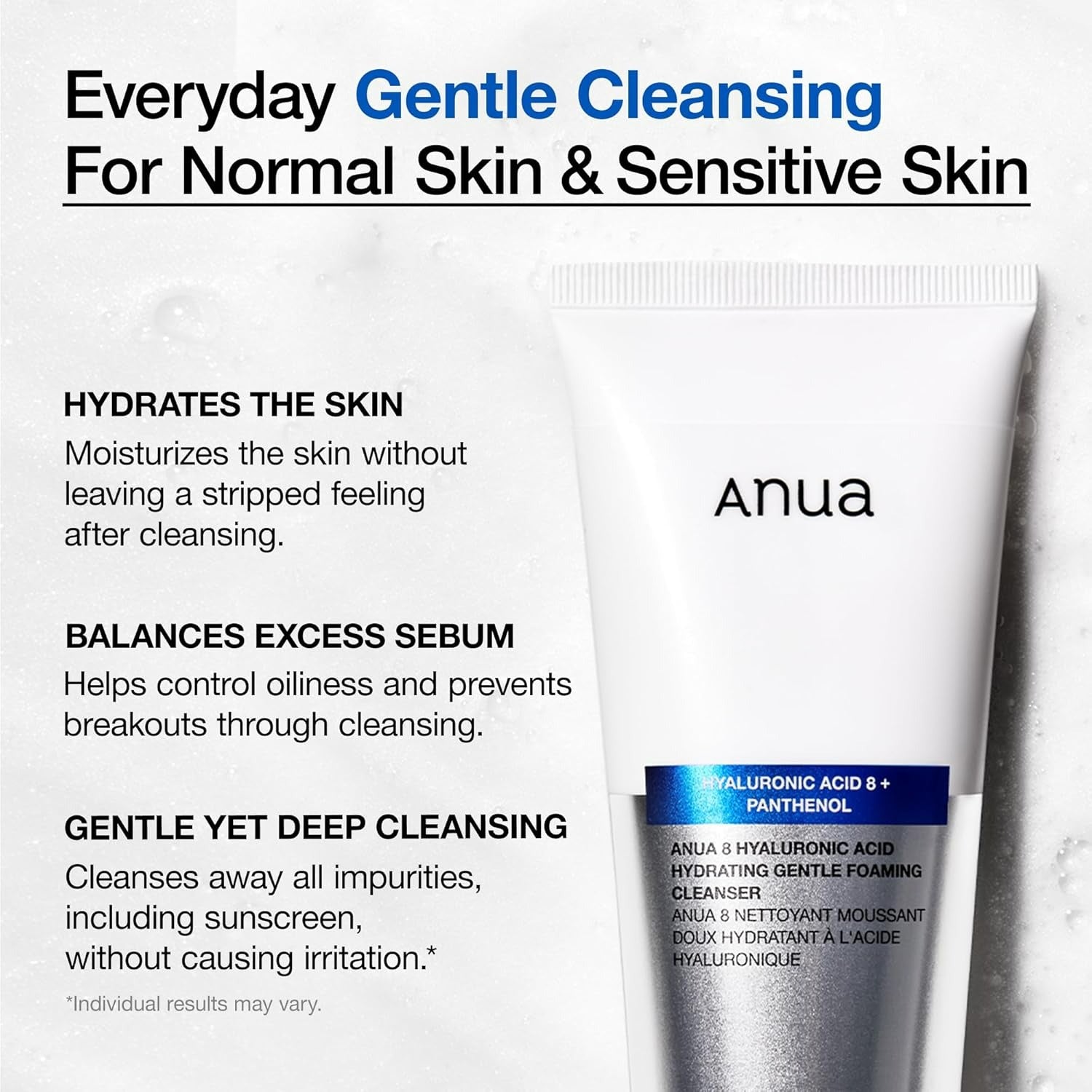 8 Hyaluronic Acid Hydrating Gentle Foaming Cleanser (150ml)