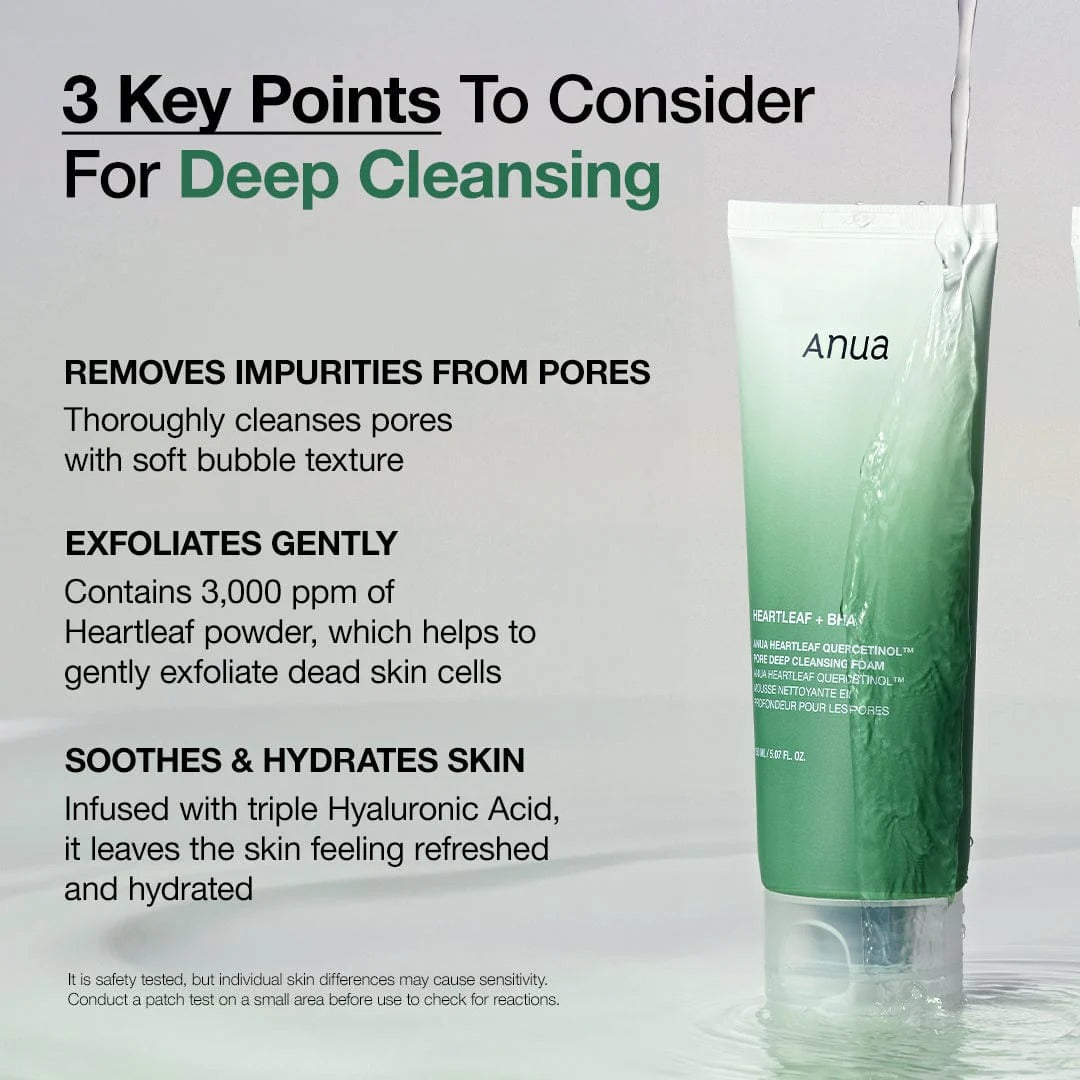 Heartleaf Quercetinol Pore Deep Cleansing Foam (150ml)