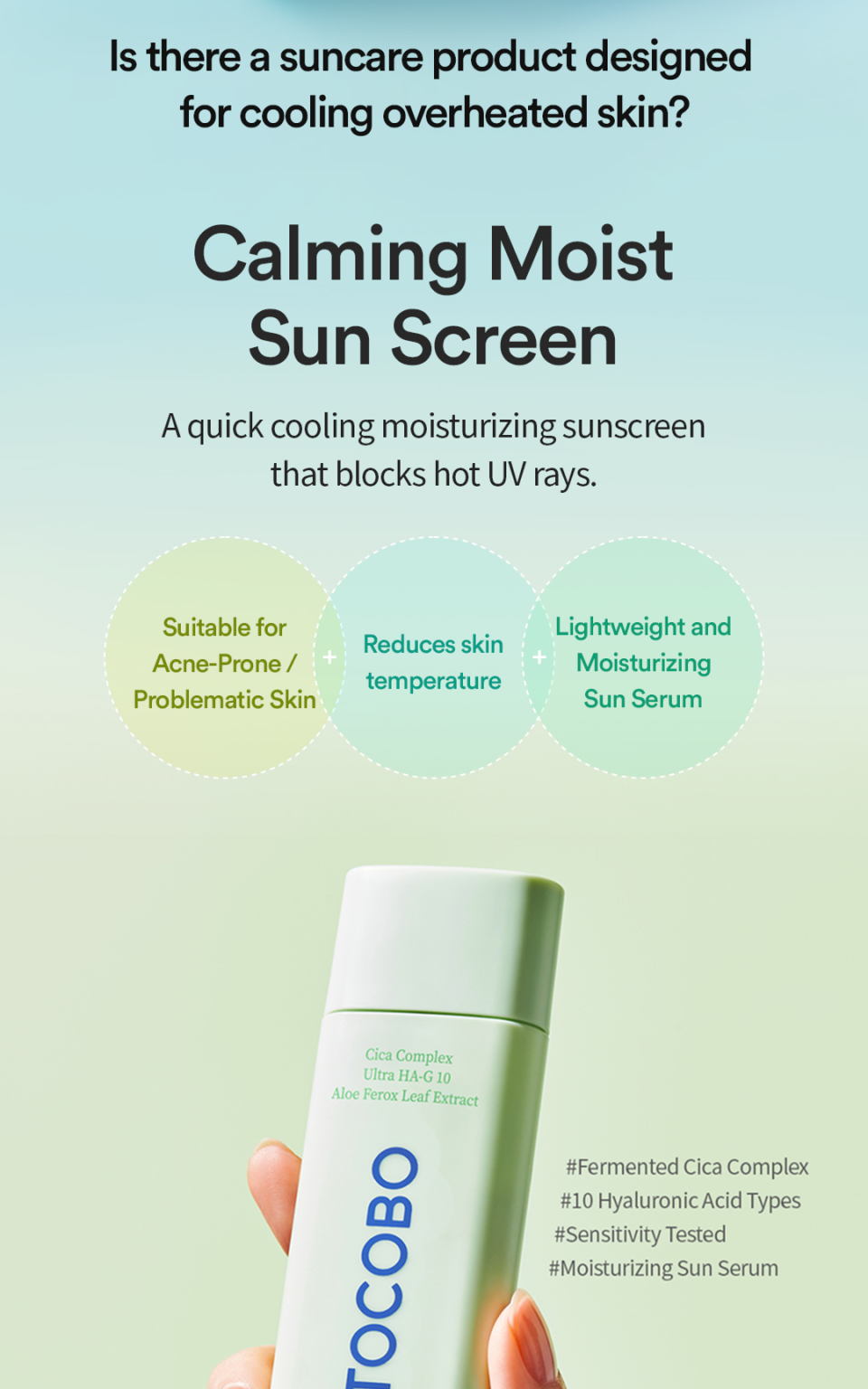 Cica Calming Sun Serum (50ml)