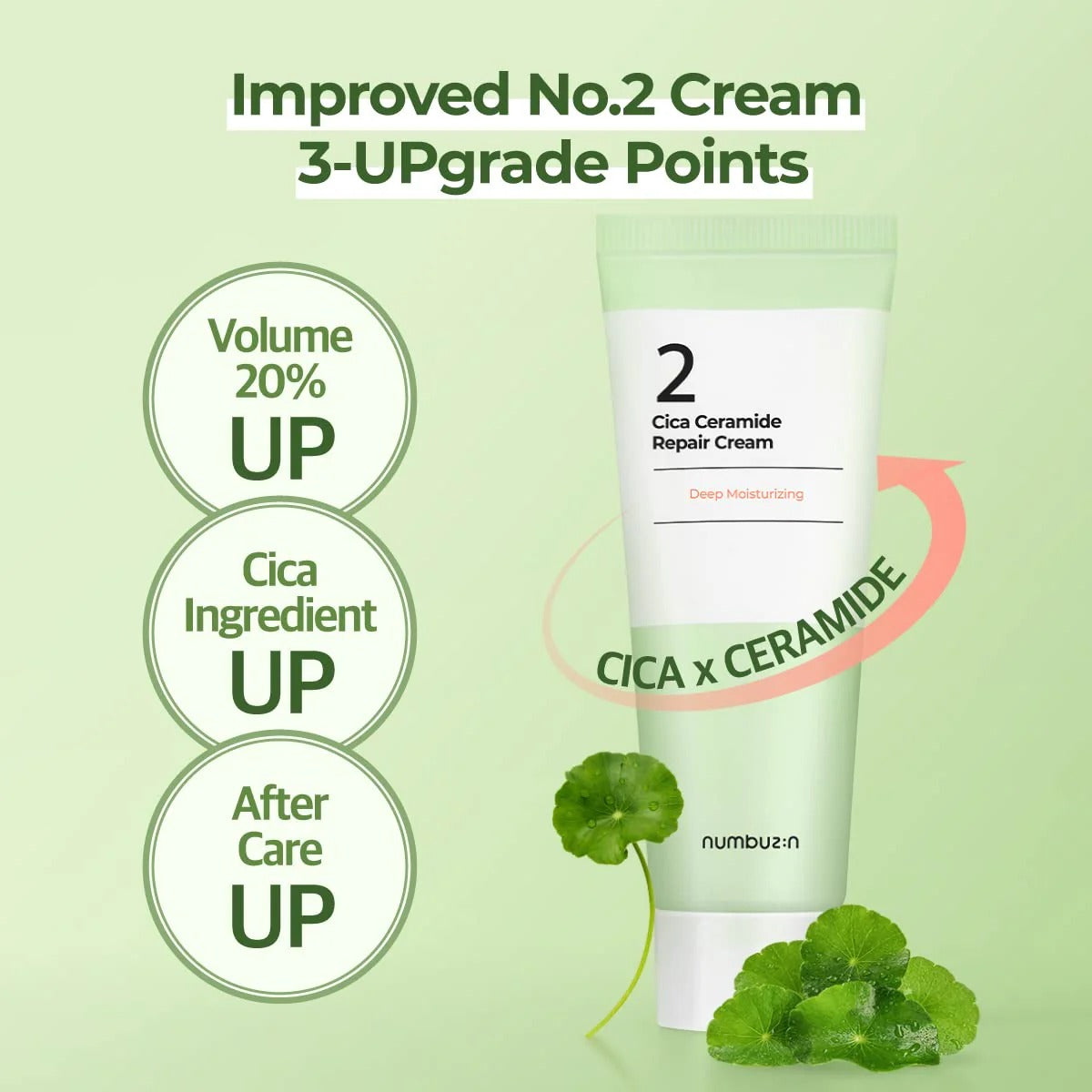 No. 2 Cica Ceramide Repair Cream (60ml)