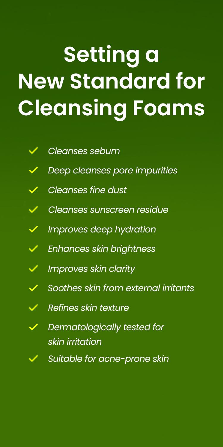 Mung Bean Ph-balanced Cleansing Foam (80ml)