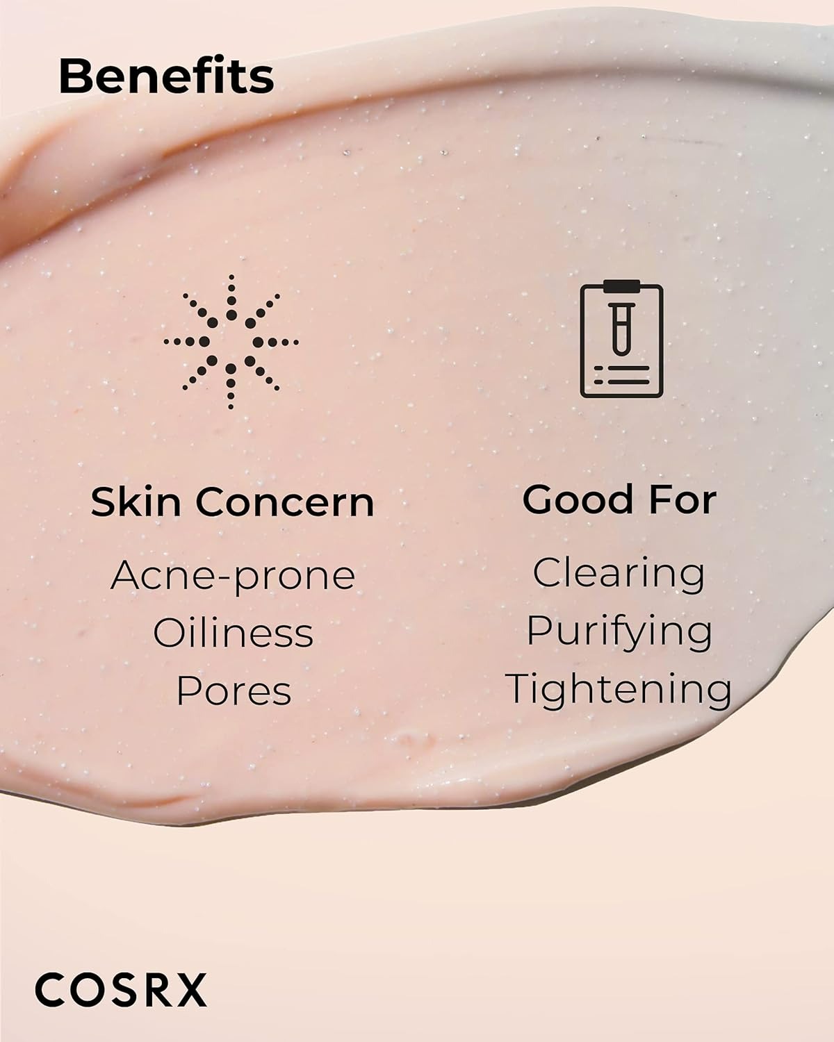 Poreless Clarifying Charcoal Mask Pink (110g)
