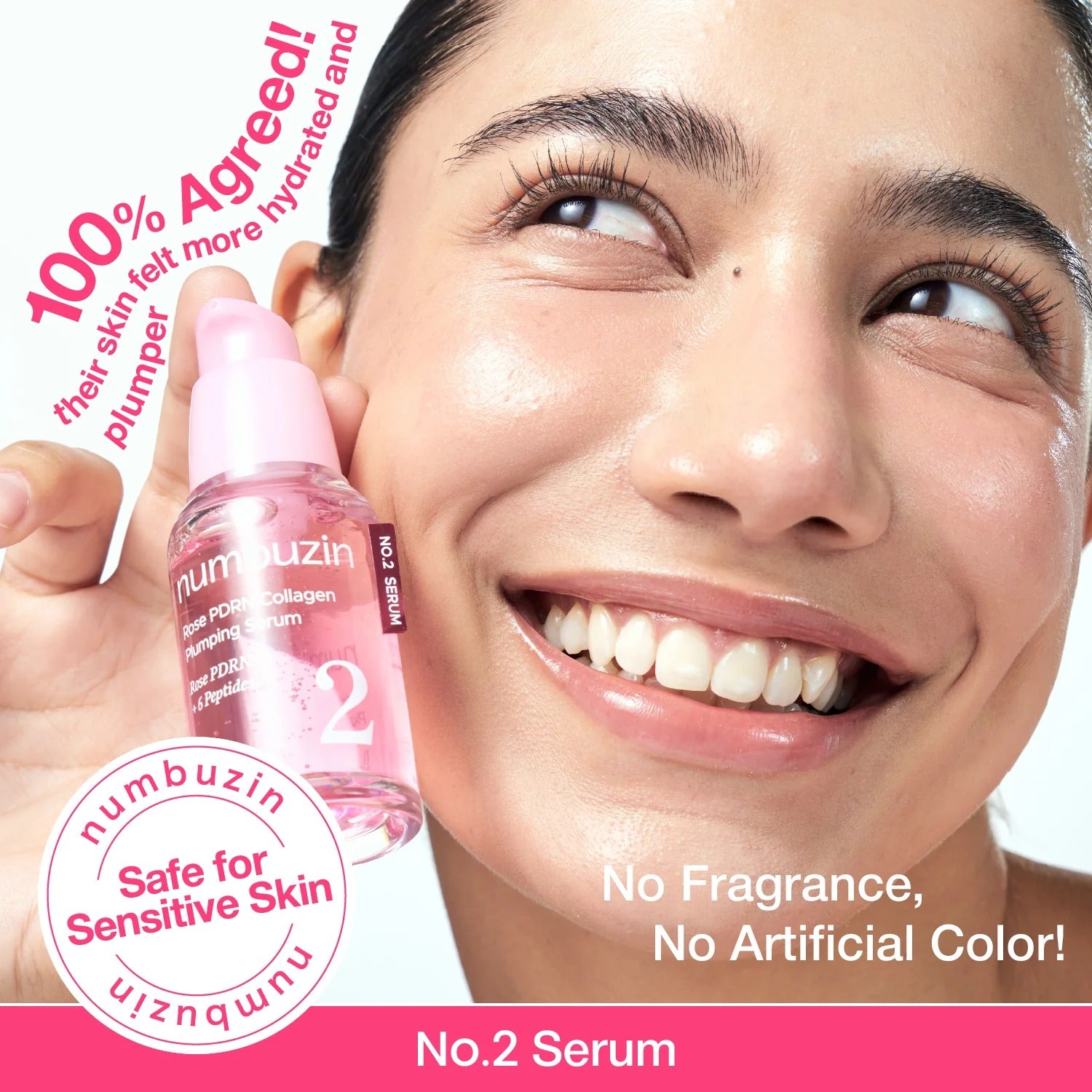 No. 2 Rose PDRN Collagen Plumping Serum (30ml)