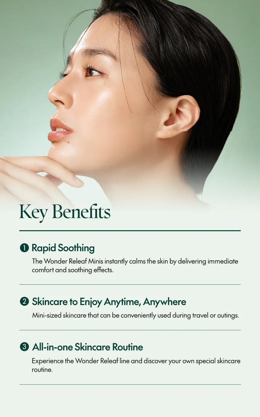 Wonder Releaf Centella Mini Kit Unscented (3pcs)