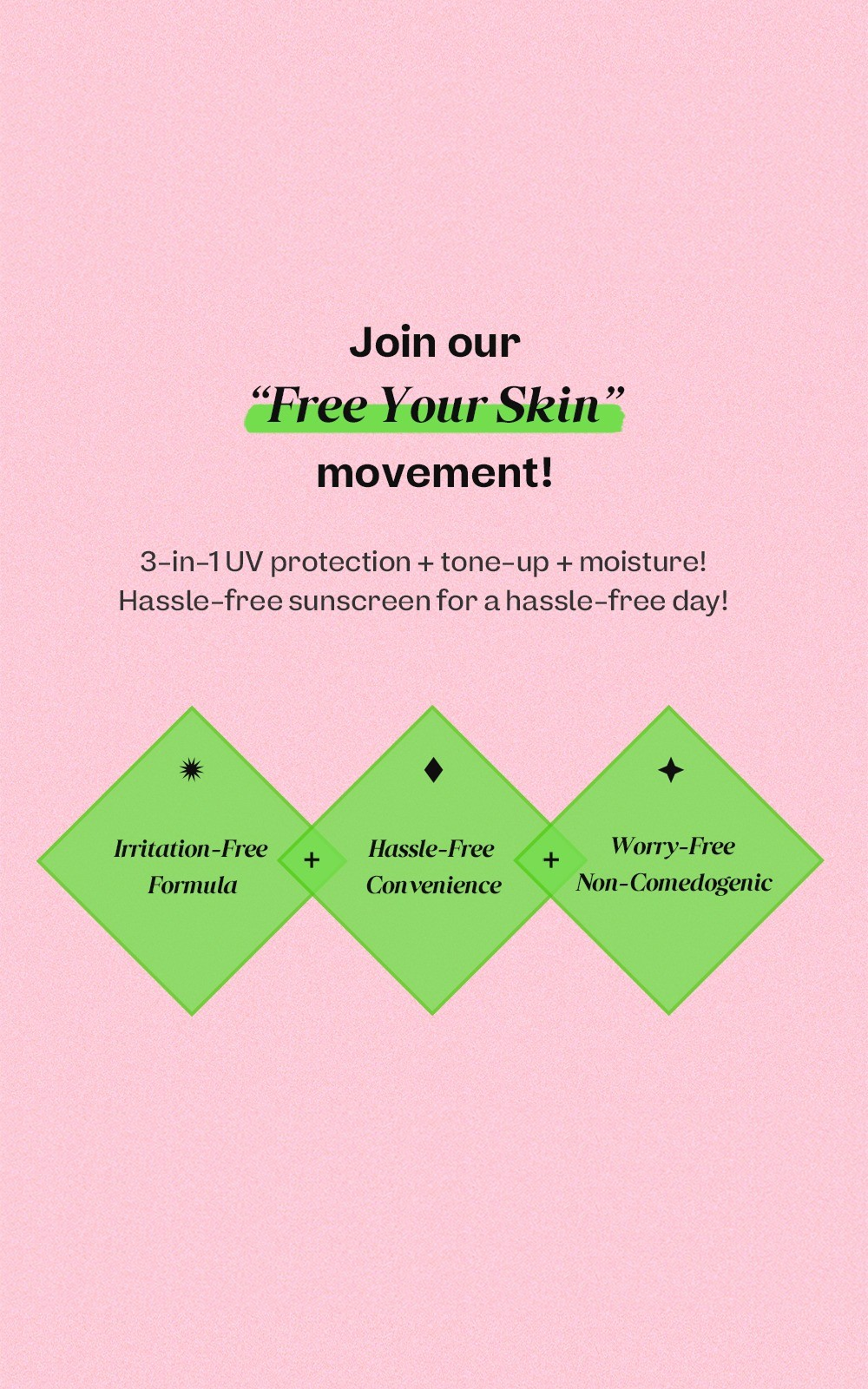 Foundation-Free Sun Cream Moisture
