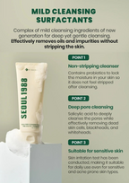 SEOUL 1988 Cleansing Foam : Pine Cica 1% + Probiotics (150ml)
