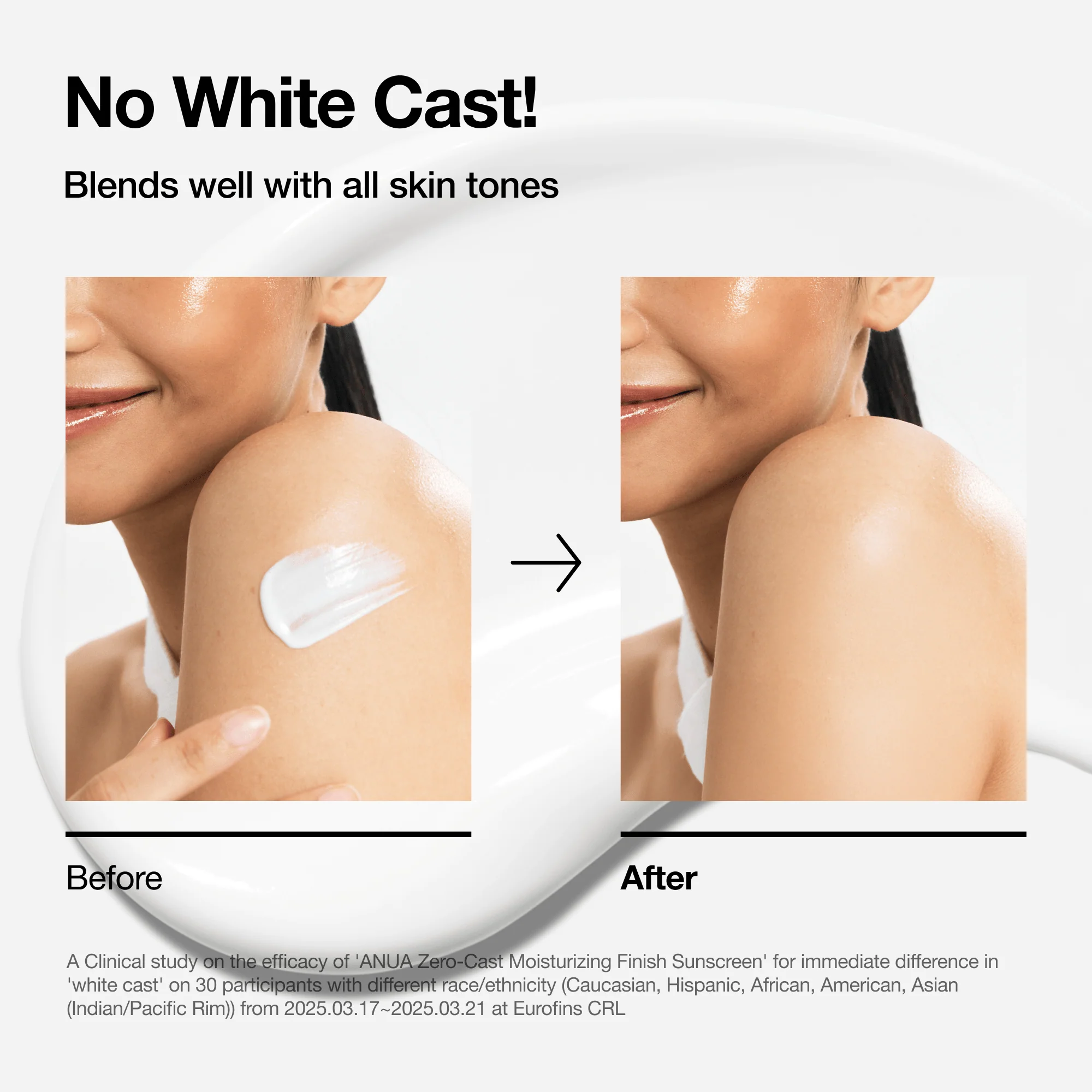 Zero-Cast Moisturizing Finish Sunscreen (50ml)